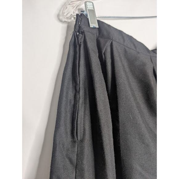 SOCIAL COLLISION Red & White Varsity Stripe Black Pleated Skirt XL Goth Punk - Picture 6 of 6